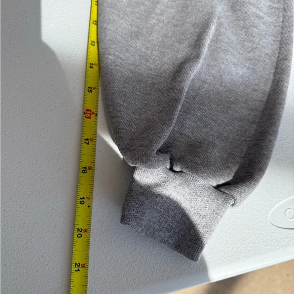 Vintage Seahawks Softball Jerzees Grey Sweater 2X Long Sleeve - Picture 8 of 8